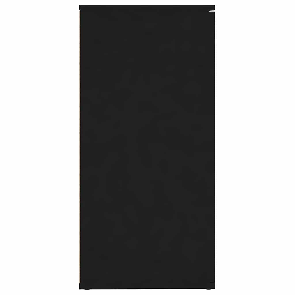 Sideboard Black 160x36x75 cm Engineered Wood