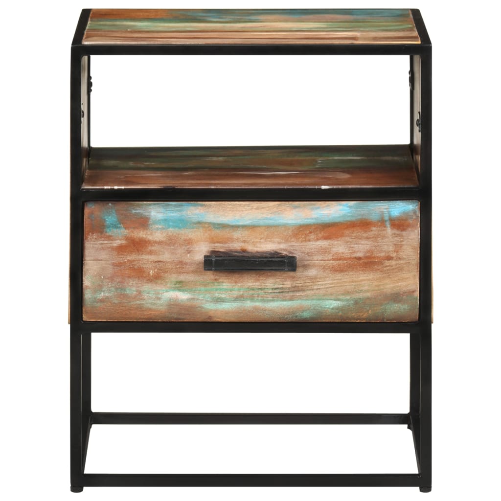 Bed Cabinet 40x30x50 cm Solid Reclaimed Wood