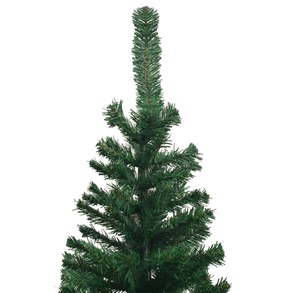 Artificial Pre-lit Christmas Tree L 240 cm Green