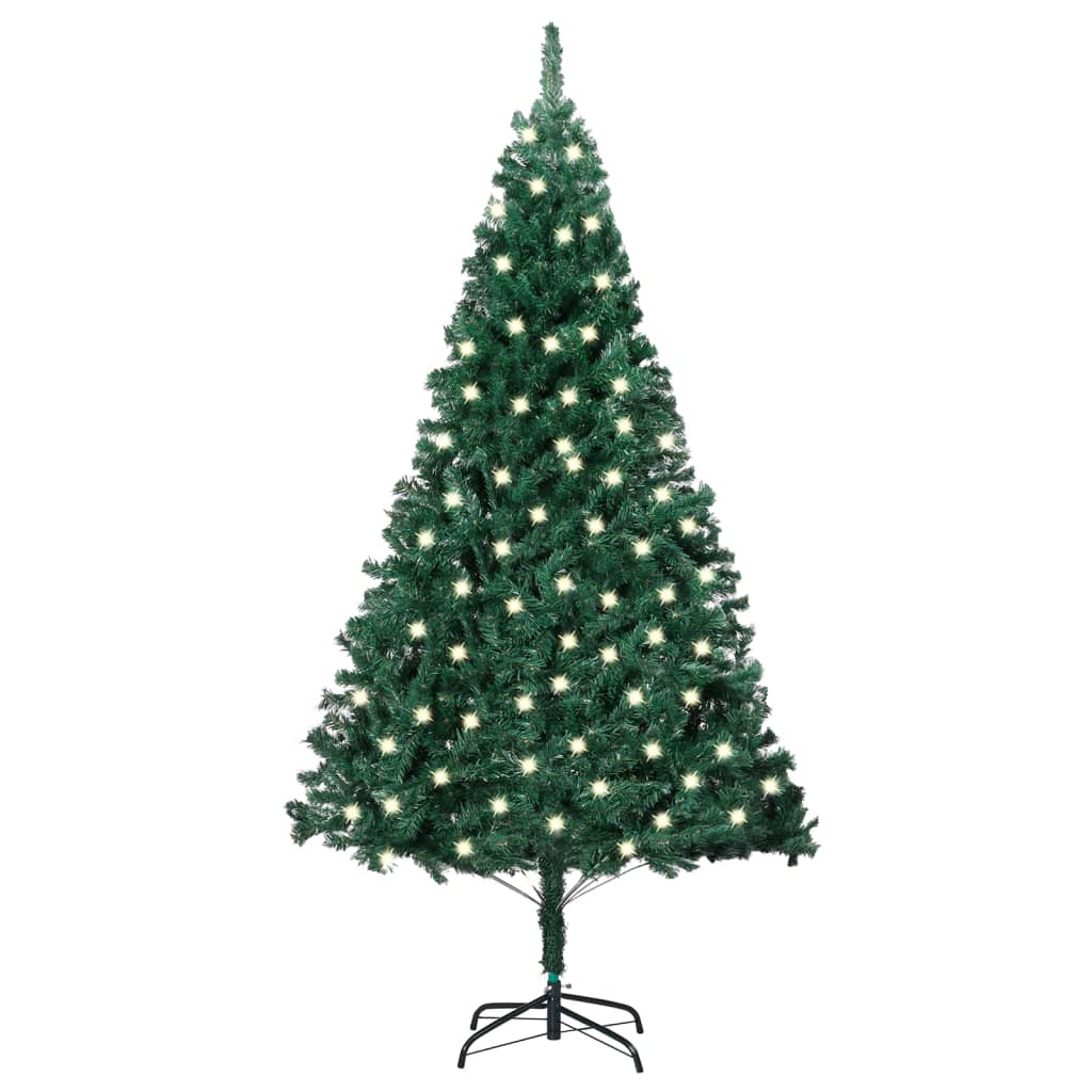 Artificial Pre-lit Christmas Tree with Thick Branches Green 120 cm