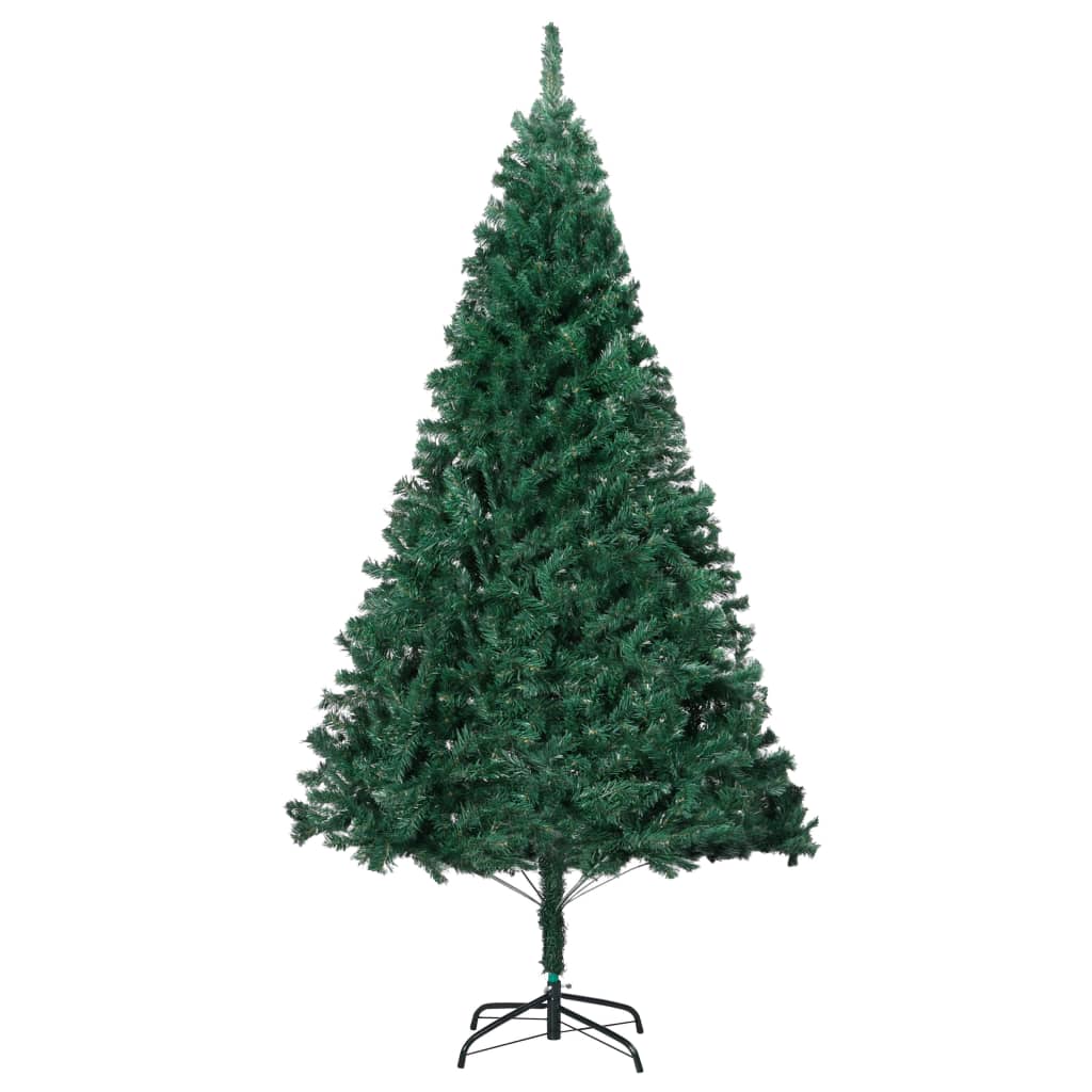 Artificial Pre-lit Christmas Tree with Thick Branches Green 240 cm