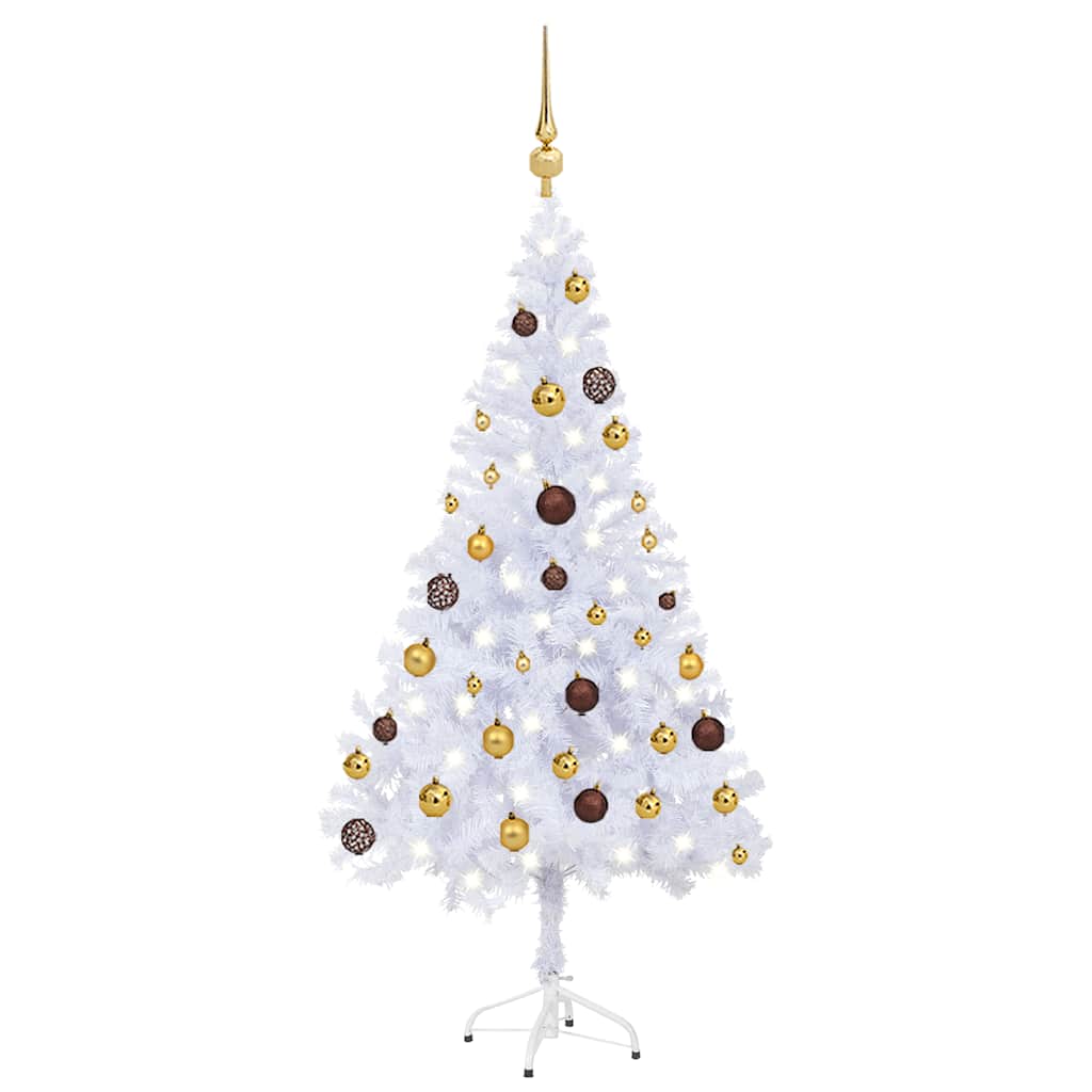 Artificial Pre-lit Christmas Tree with Ball Set 120 cm 230 Branches