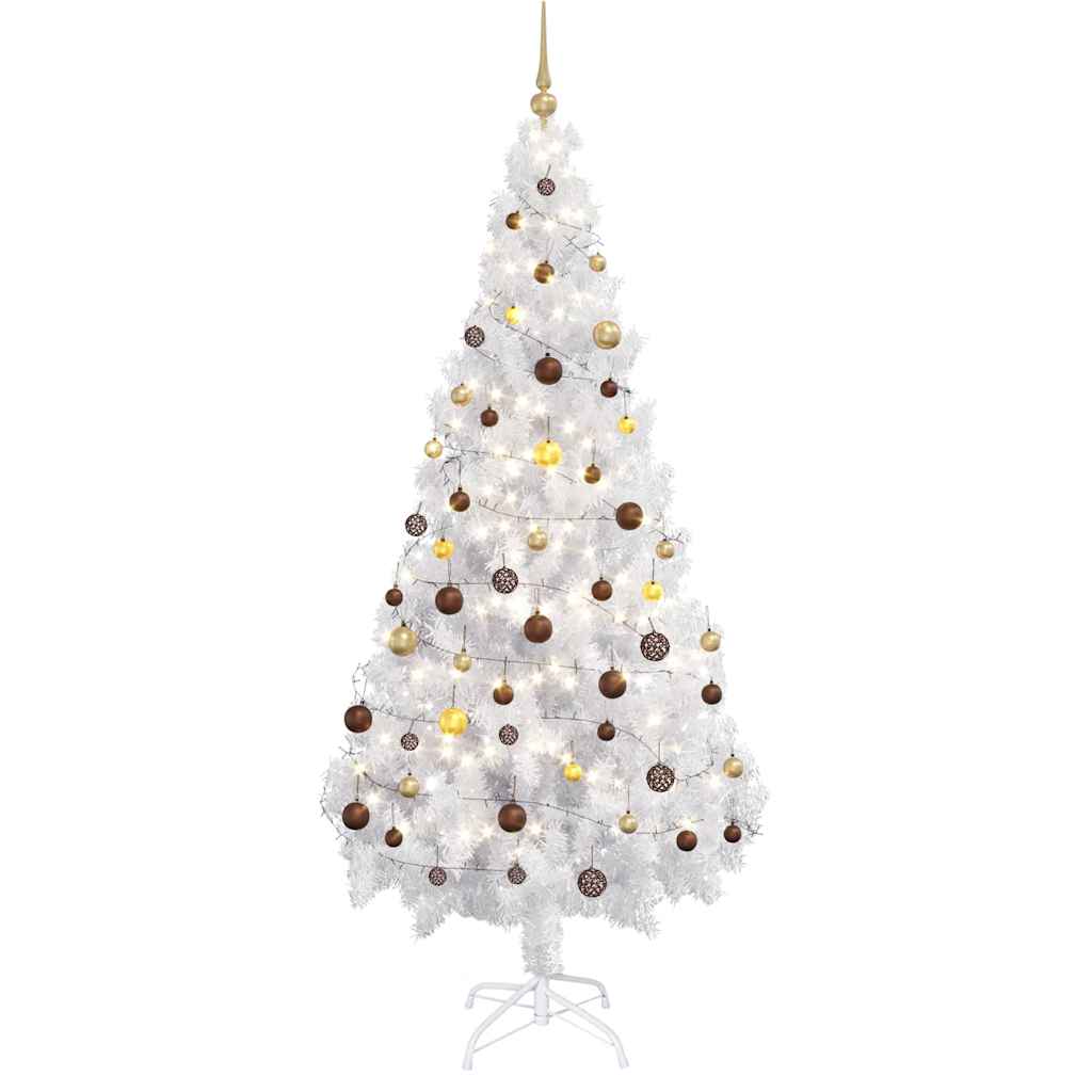 Artificial Pre-lit Christmas Tree with Ball Set 180 cm 620 Branches