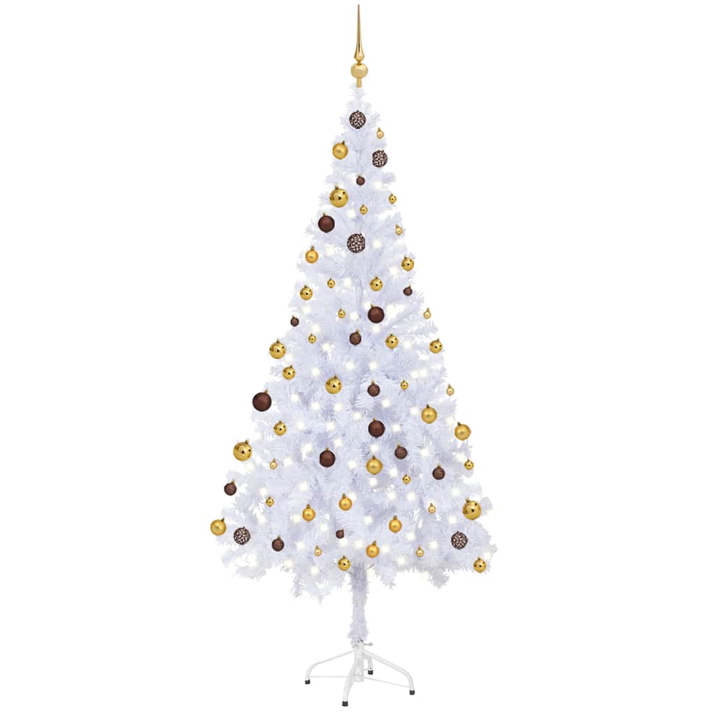 Artificial Pre-lit Christmas Tree with Ball Set 180 cm 620 Branches
