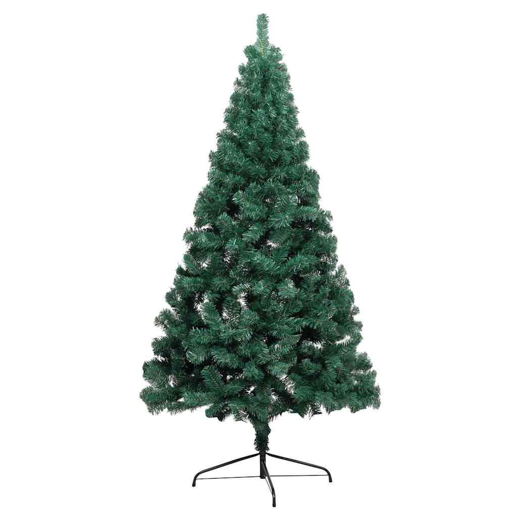 Artificial Half Pre-lit Christmas Tree Ball Set Green 180 cm