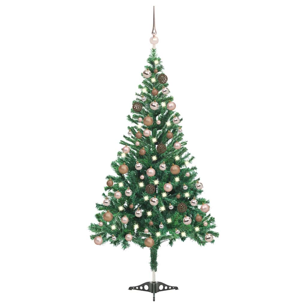 Artificial Pre-lit Christmas Tree Ball Set 120 cm 230 Branches