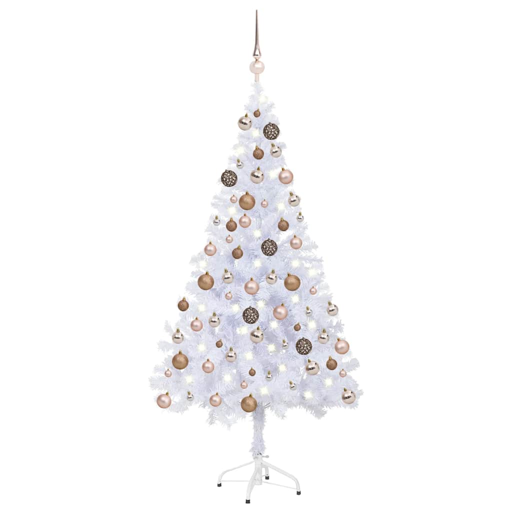 Artificial Pre-lit Christmas Tree with Ball Set 120 cm 230 Branches