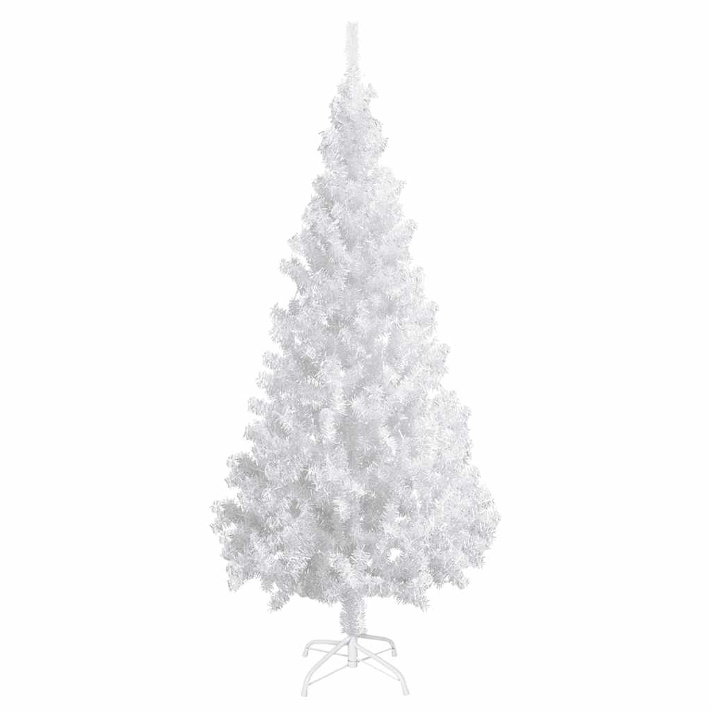 Artificial Pre-lit Christmas Tree with Ball Set White 180 cm PVC