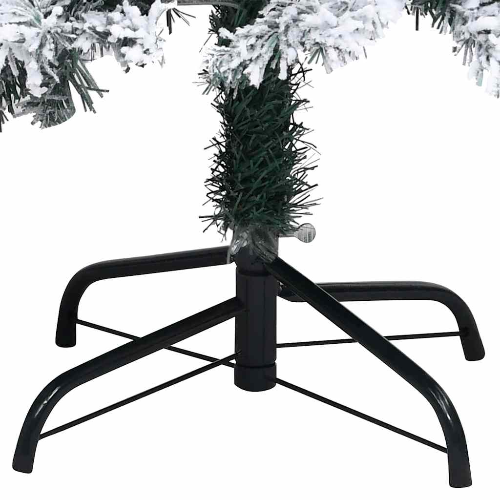 Artificial Pre-lit Christmas Tree with Ball Set Green 180 cm PVC