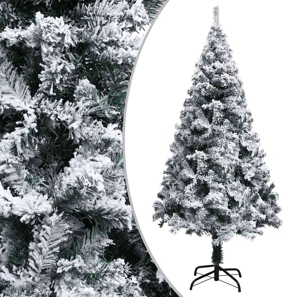 Artificial Pre-lit Christmas Tree with Ball Set Green 240 cm PVC