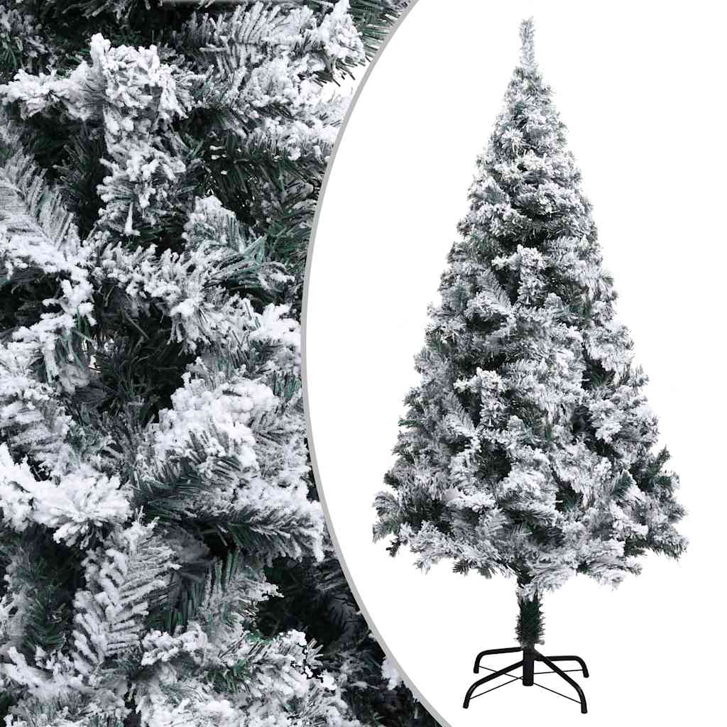 Artificial Pre-lit Christmas Tree with Ball Set Green 150 cm PVC