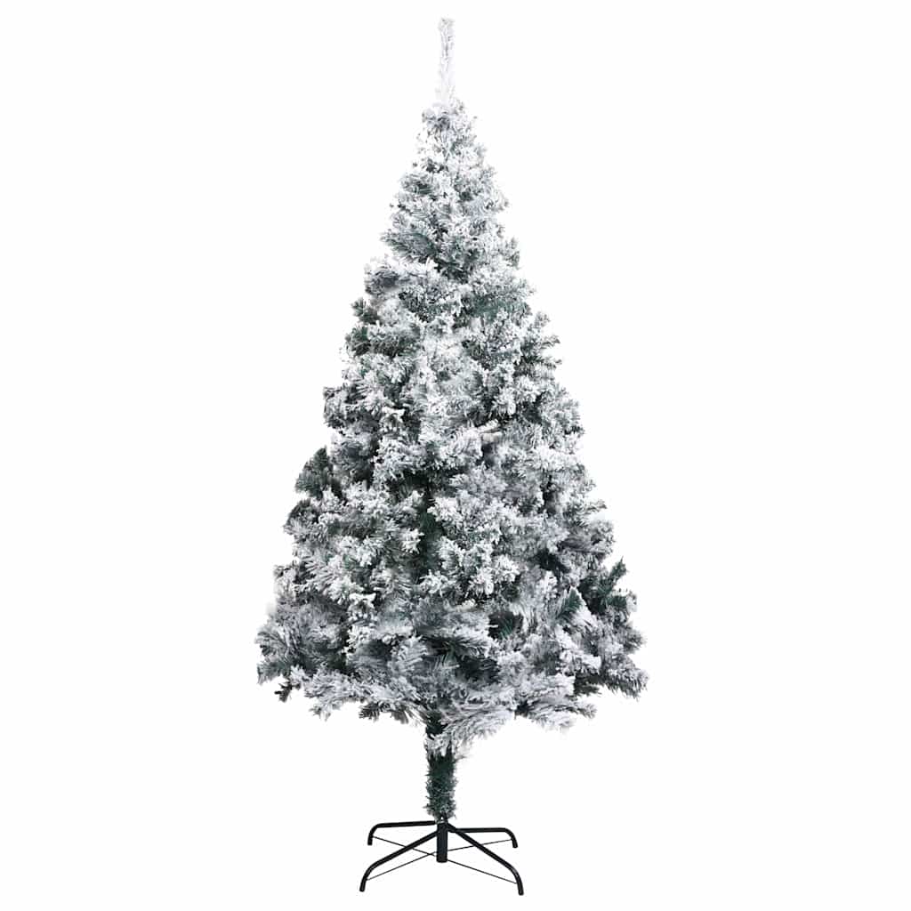 Artificial Pre-lit Christmas Tree with Ball Set Green 180 cm PVC