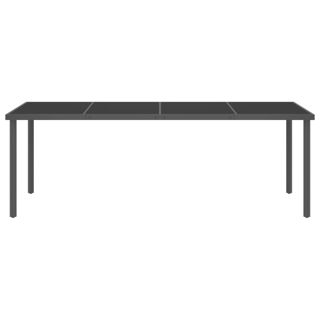 9 Piece Outdoor Dining Set Steel