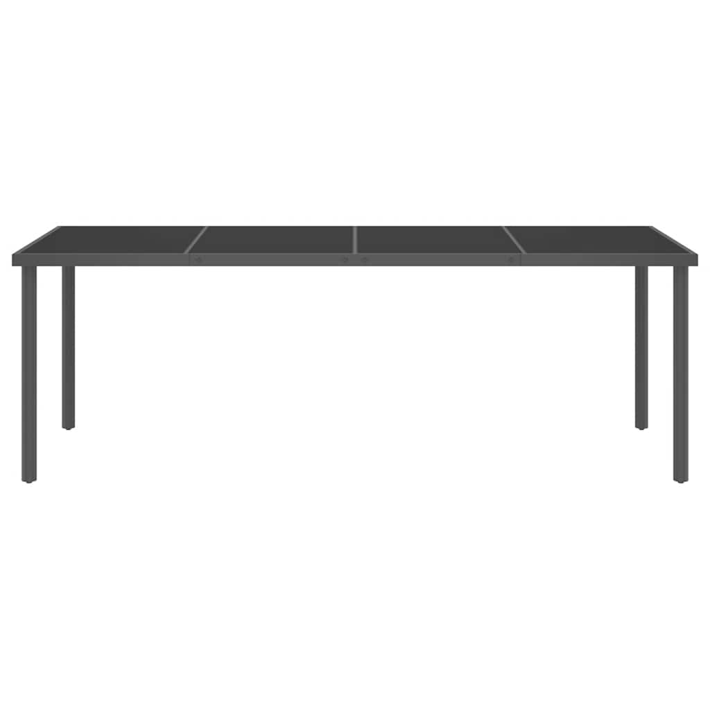 9 Piece Outdoor Dining Set Steel