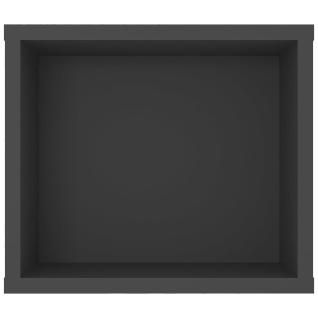 Hanging TV Cabinet Grey 100x30x26.5 cm Engineered Wood