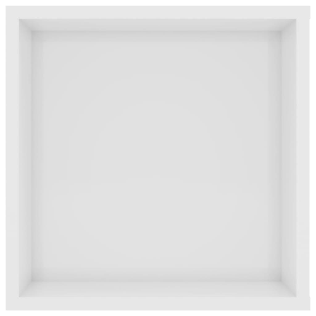 Wall-Mounted TV Cabinet High Gloss White 102x35x35 cm Engineered Wood