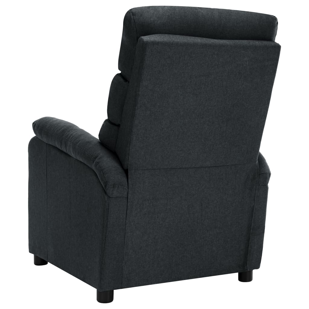 Electric Massage Chair Dark Grey Fabric