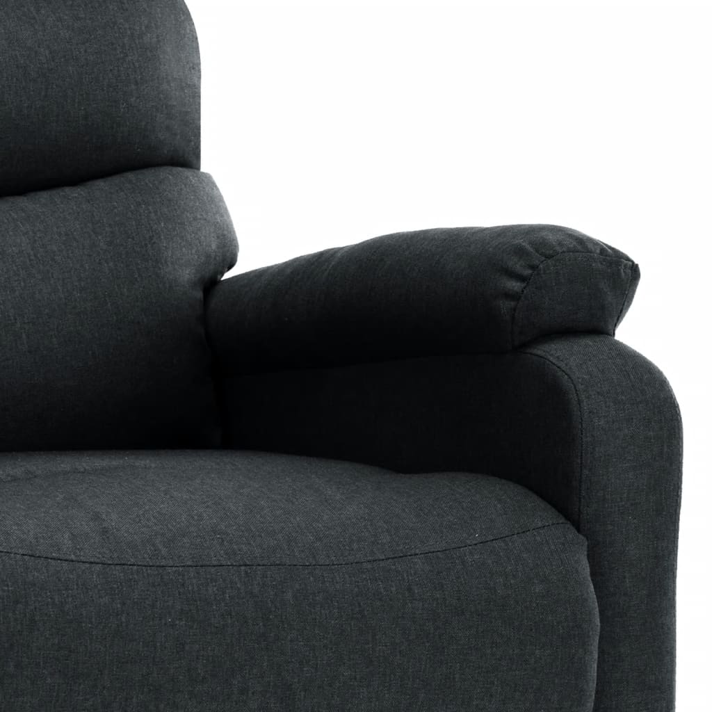Electric Massage Chair Dark Grey Fabric