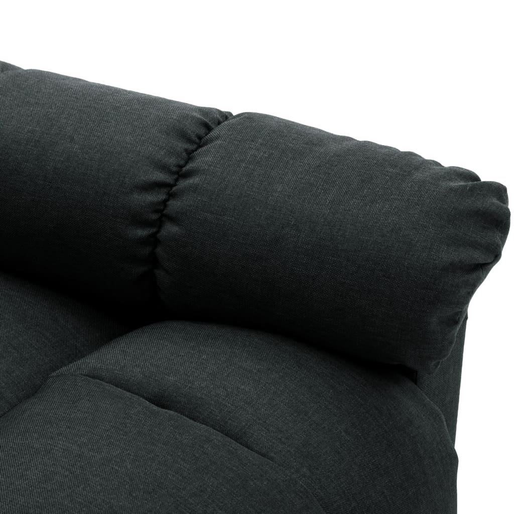 Electric Massage Chair Dark Grey Fabric