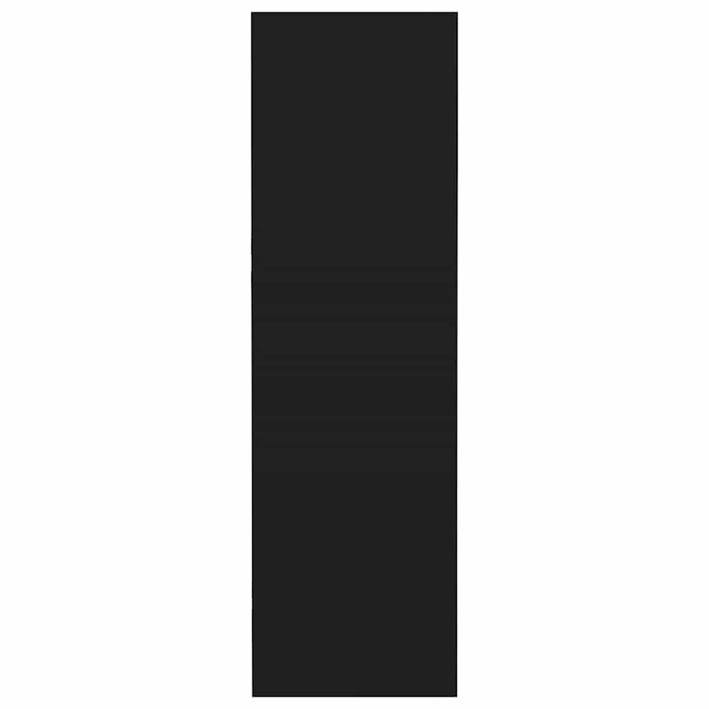 Wall Shoe Cabinets 2 pcs Black 60x18x60 cm Engineered Wood