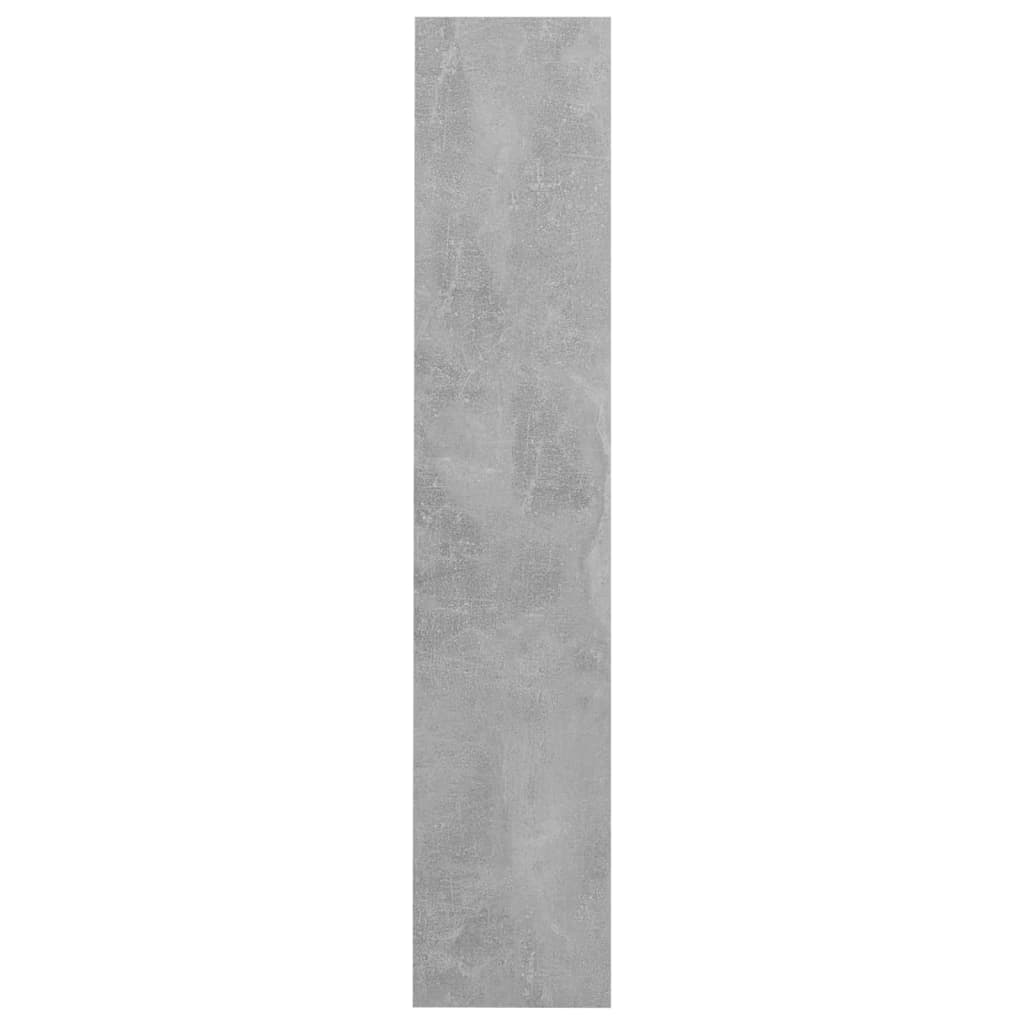 Wall Shoe Cabinets 2 pcs Concrete Grey 60x18x90 cm Engineered Wood