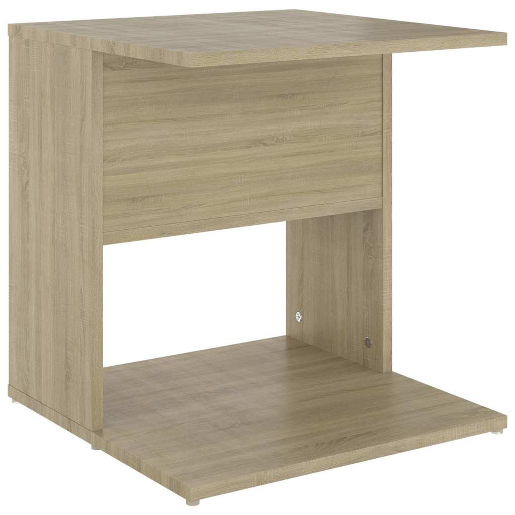 Side Table Sonoma Oak 45x45x48 cm Engineered Wood