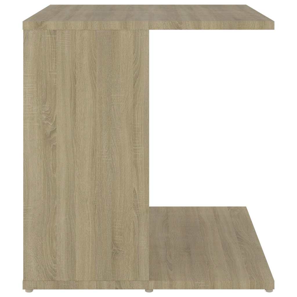 Side Table Sonoma Oak 45x45x48 cm Engineered Wood