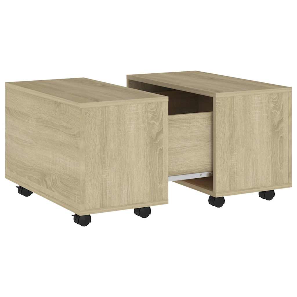 Coffee Table Sonoma Oak 60x60x38 cm Engineered Wood