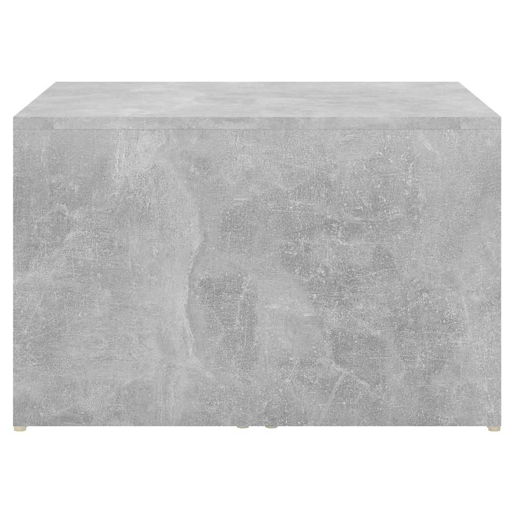 3 Piece Nesting Coffee Table Set Concrete Grey 60x60x38 cm