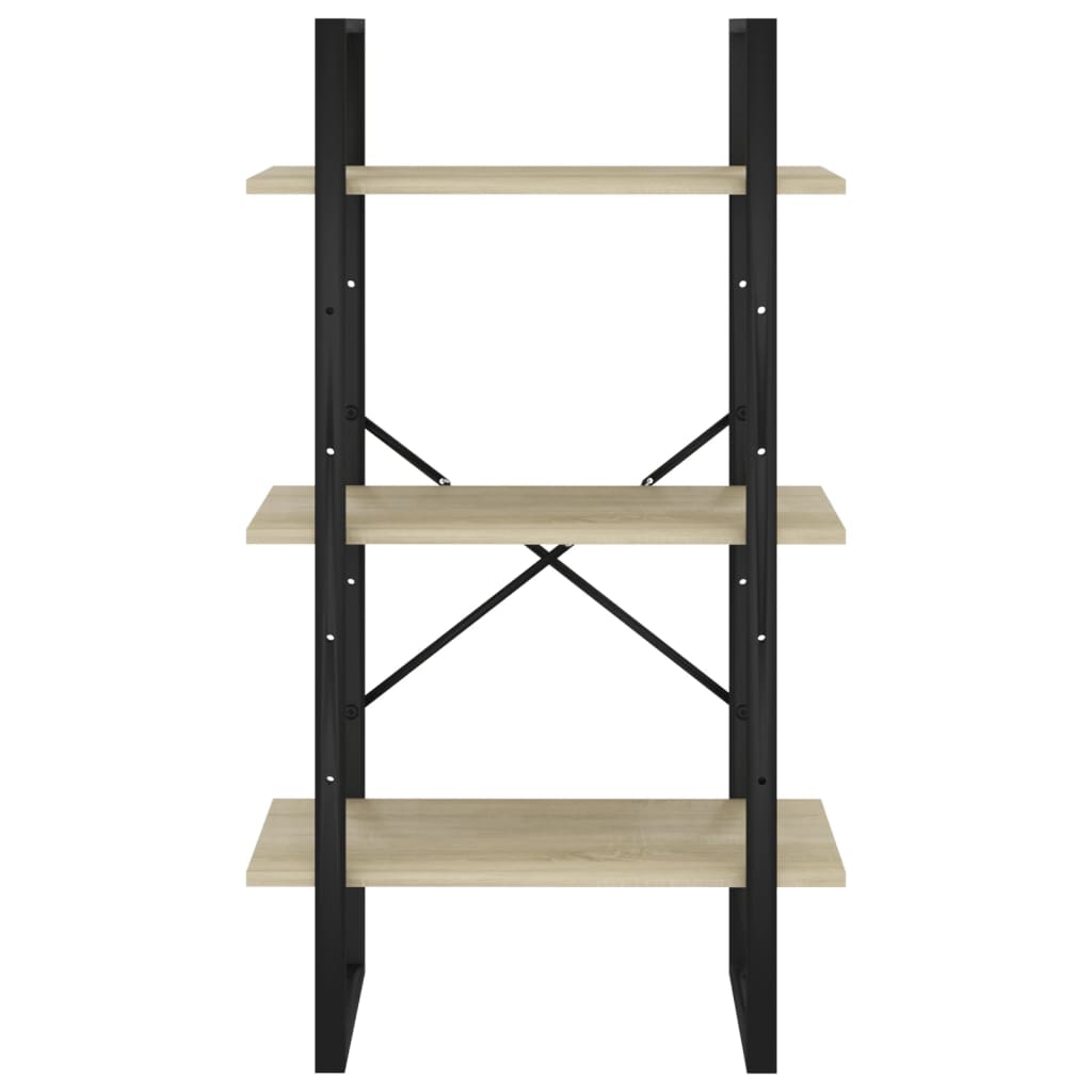 Storage Shelf Sonoma Oak 60x30x105 cm Engineered Wood