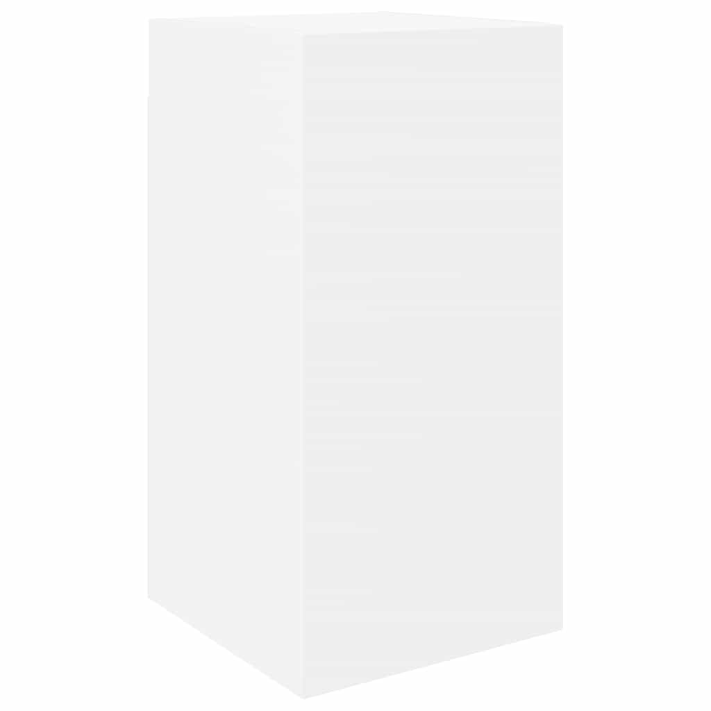 6 Piece TV Cabinet Set White Engineered Wood