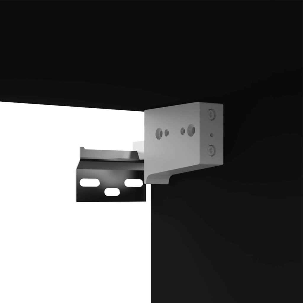 4 Piece TV Cabinet Set Black 100x30x30 cm Engineered Wood