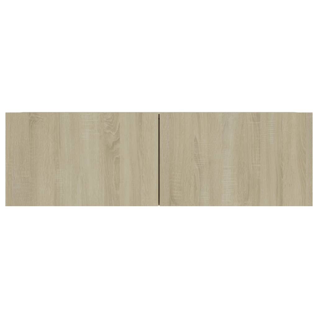 4 Piece TV Cabinet Set Sonoma Oak 100x30x30 cm Engineered Wood