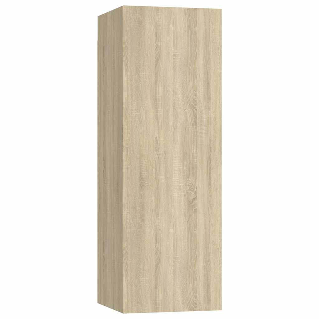 9 Piece TV Cabinet Set Sonoma Oak Engineered Wood