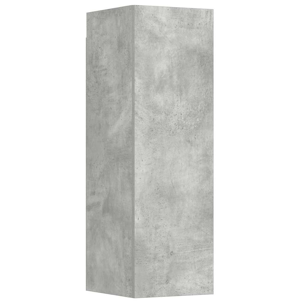 5 Piece TV Cabinet Set Concrete Grey Engineered Wood
