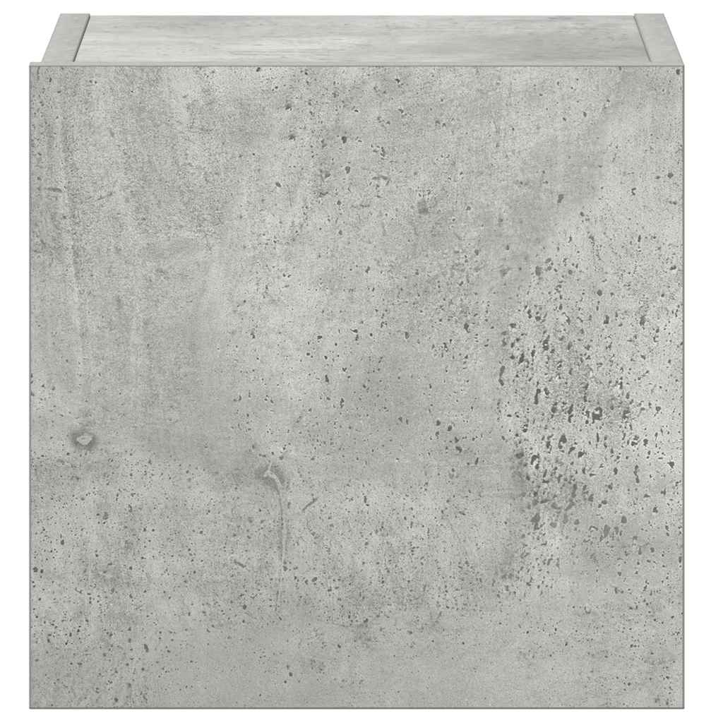 5 Piece TV Cabinet Set Concrete Grey Engineered Wood
