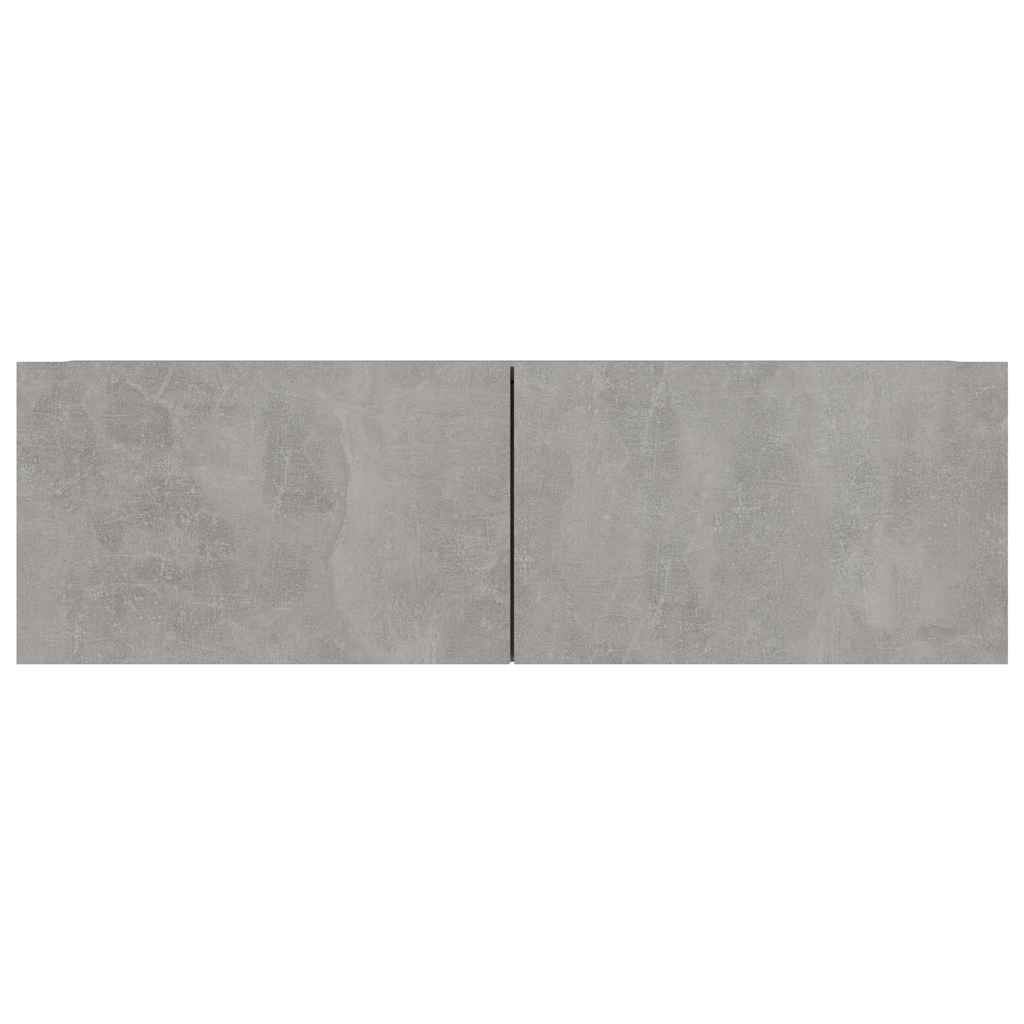 8 Piece TV Cabinet Set Concrete Grey Engineered Wood