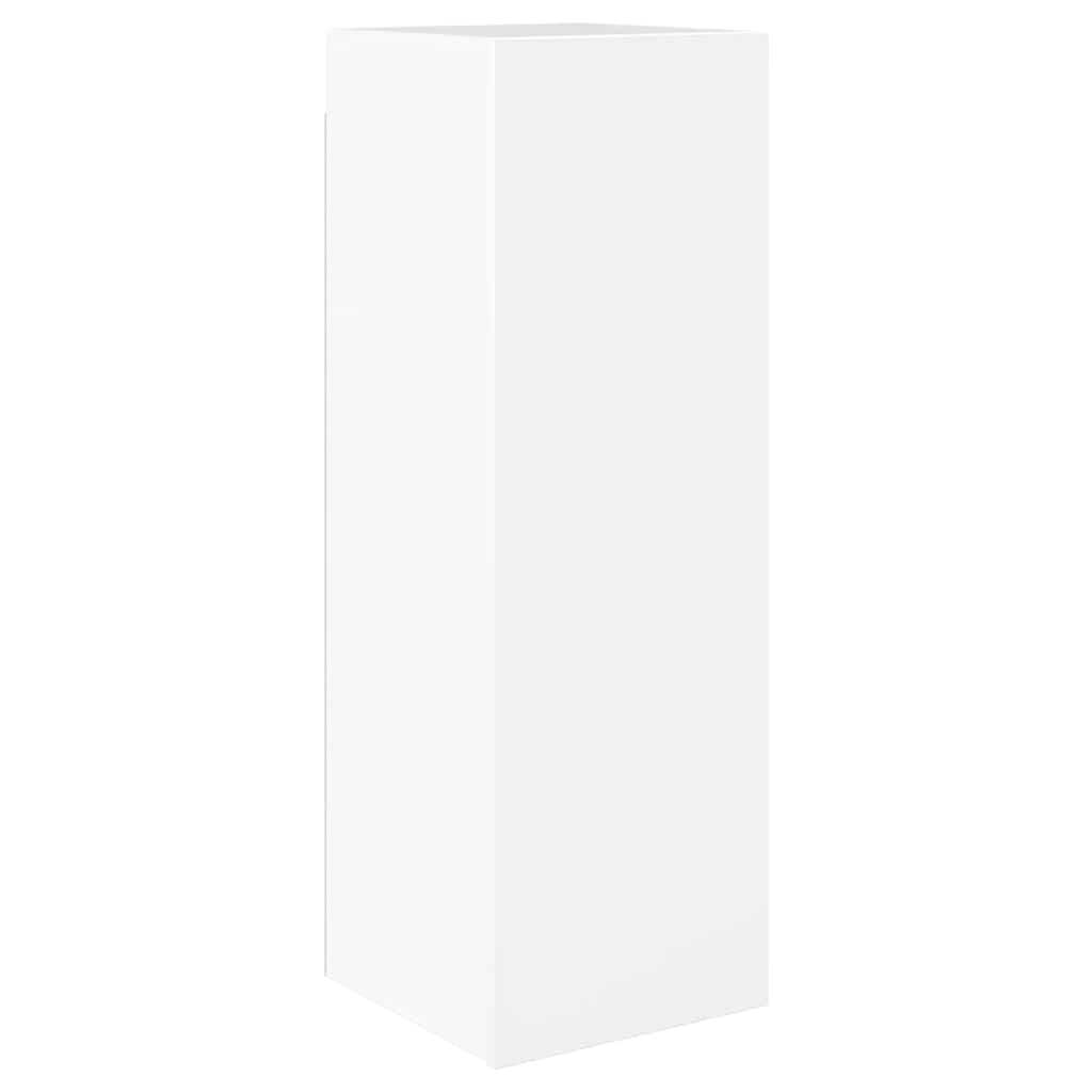 10 Piece TV Cabinet Set High Gloss White Engineered Wood