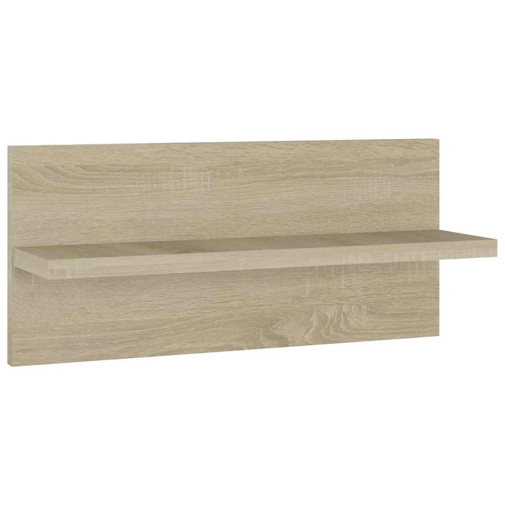 Wall Shelves 2 pcs Sonoma Oak 40x11.5x18 cm Engineered Wood