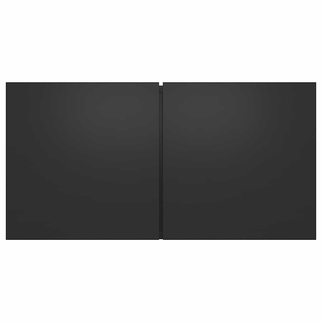 Hanging TV Cabinets 3 pcs Black 60x30x30 cm