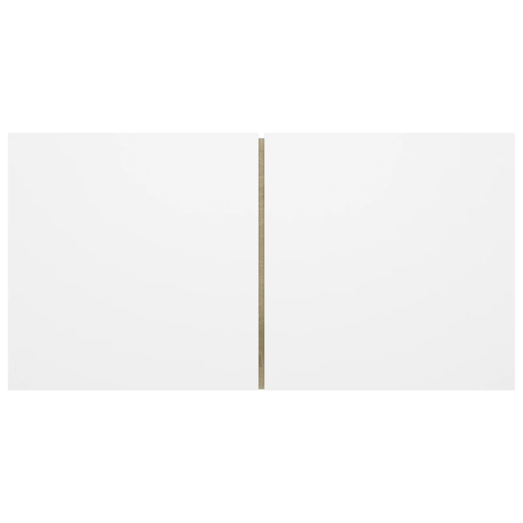 Hanging TV Cabinet White and Sonoma Oak 60x30x30 cm