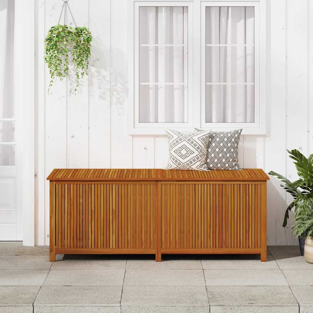 Garden Storage Box 200x80x75 cm Solid Wood Acacia