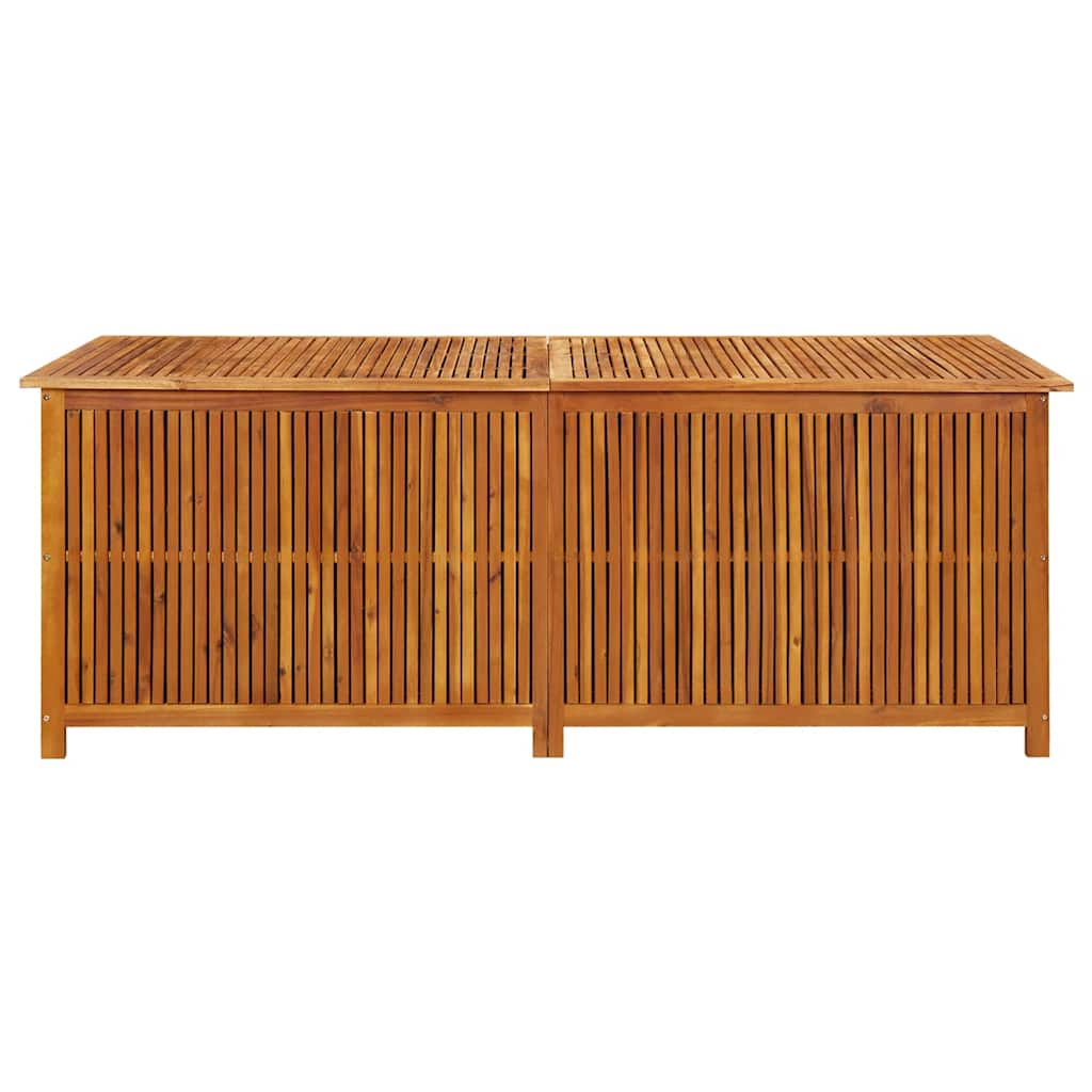 Garden Storage Box 200x80x75 cm Solid Wood Acacia