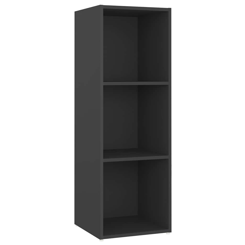 4 Piece TV Cabinet Set Grey 107x35x37 cm Engineered Wood