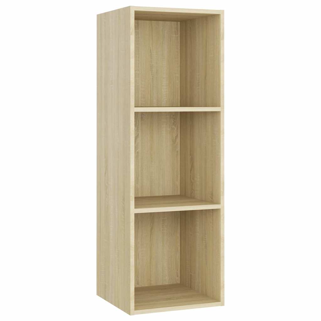 4 Piece TV Cabinet Set Sonoma Oak 107x35x37 cm Engineered Wood