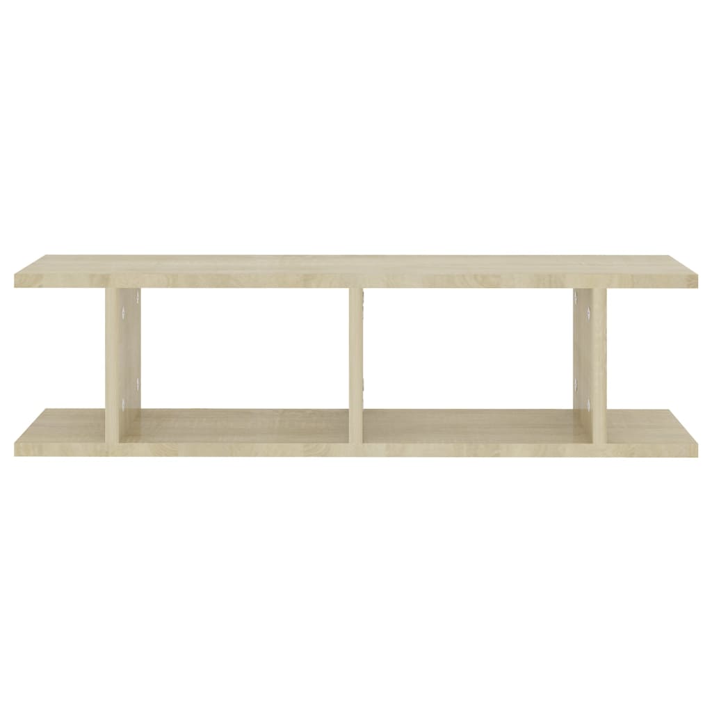 Wall Shelves 2 pcs Sonoma Oak 75x18x20 cm Engineered Wood