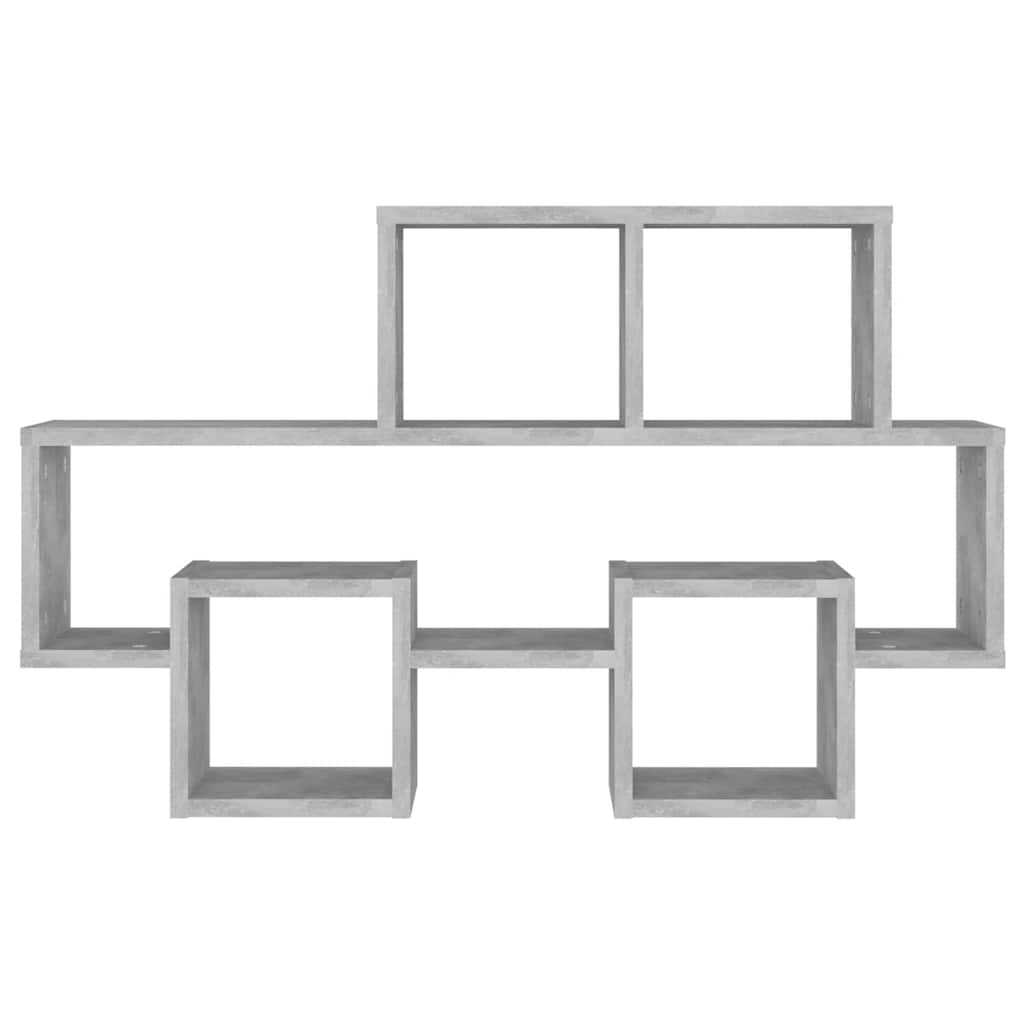 Car-shaped Wall Shelf Concrete Grey 82x15x51 cm Engineered Wood