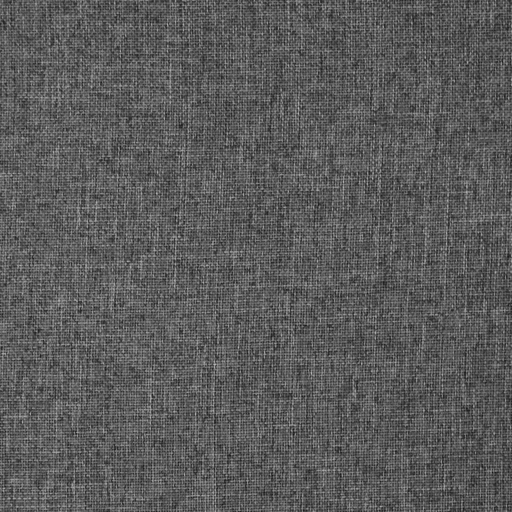 Folding Floor Chair Dark Grey Fabric