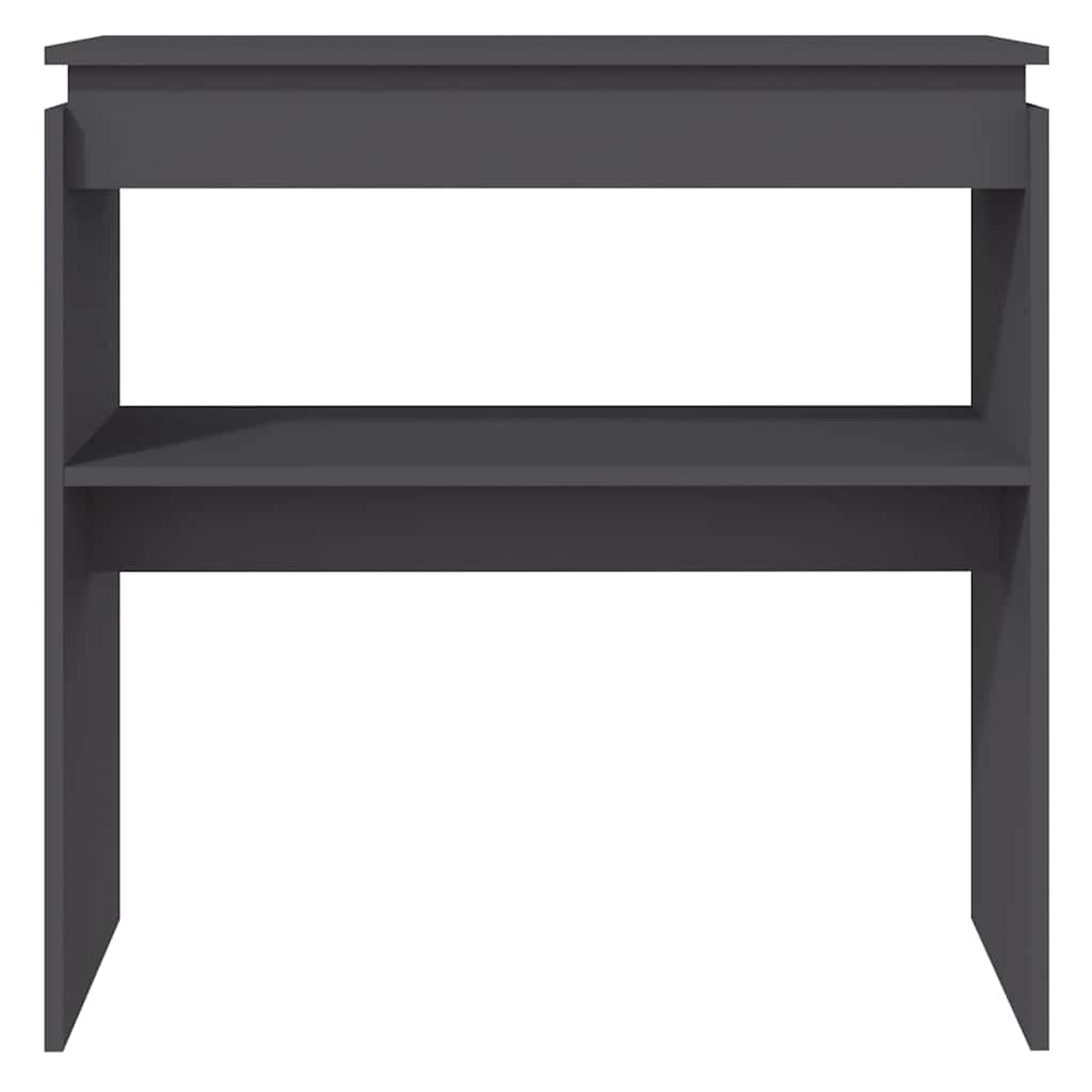 Console Table Grey 80x30x80 cm Engineered Wood