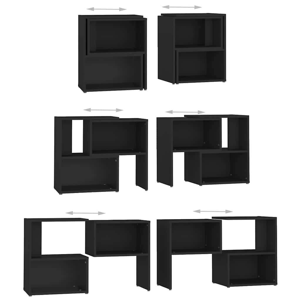 TV Cabinet Black 104x30x52 cm Engineered Wood